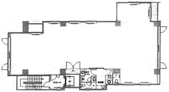 アビスタ市ヶ谷ビル 6階 平面図