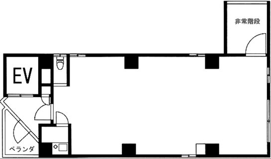 アーバンエッジビル 6階 平面図