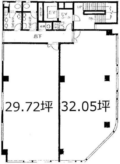 有馬ビル 4階A 平面図