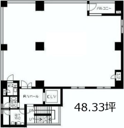 勝徳ビル 3階 平面図