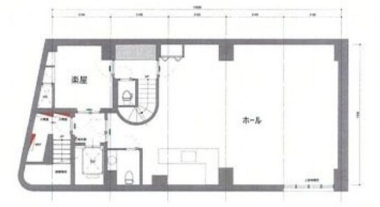 ソレアード六本木 地下1階 平面図