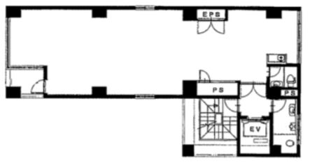 山﨑須田町ビル（山崎須田町ビル） 6階 平面図