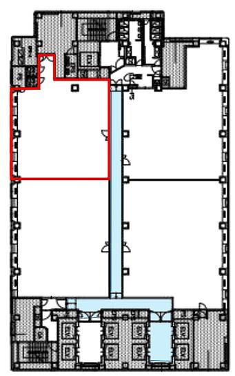 東京フロントテラス（旧：シティーグループセンター） 8階C 平面図