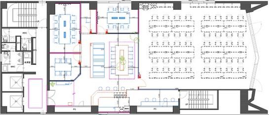 茅場町イーストスクエア（旧：フジライト新川THビル） 2階 平面図