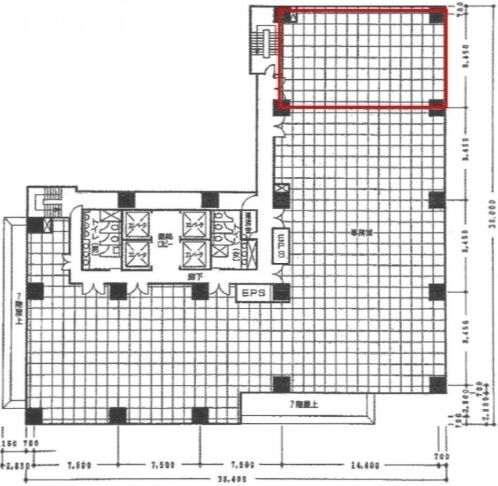 西新宿パークウエストビル（PARKWEST・パークウェスト） 11階1101 平面図