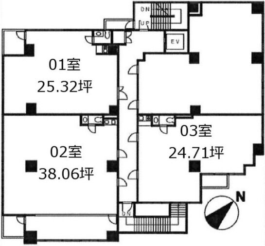 フェルテ中野 3階303 平面図