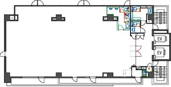 日本橋蛎殻町東急ビル 3階 平面図