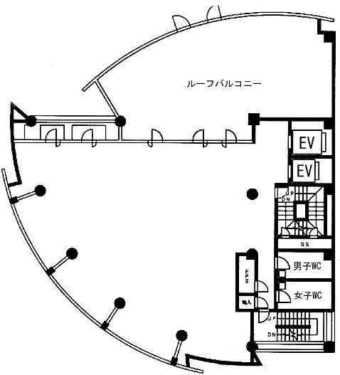 芝浦NAビル 6階 平面図