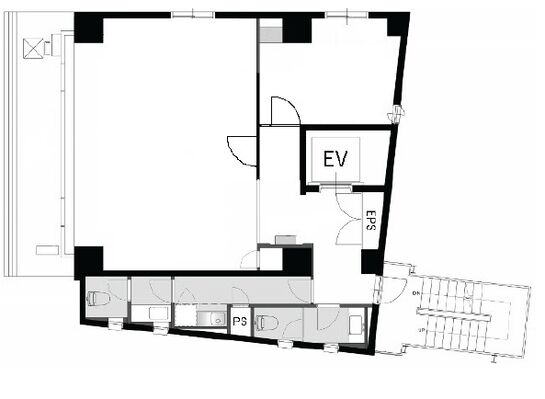 Ikigai Bashiビル（旧：日本橋ノースプレイス） 9階 平面図