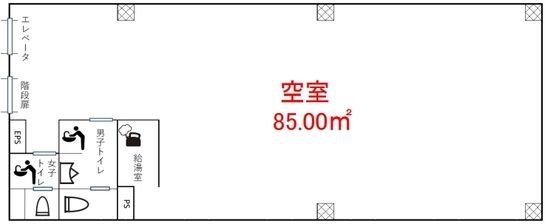 TBM西新橋ビル(旧:マス・にし新橋ビル) 3階 平面図