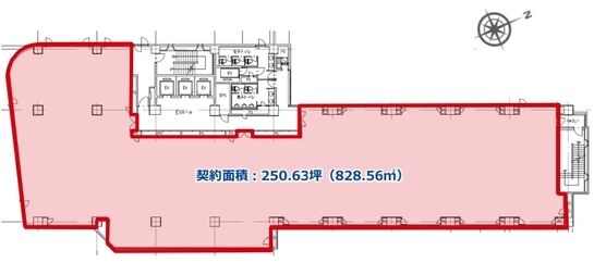西新宿大京ビル 4階 平面図