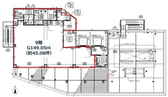 NBL ARK TOWER 9階 平面図