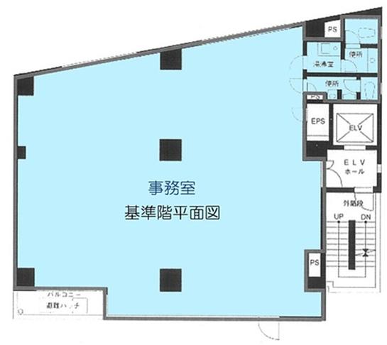 第6伊藤ビル 4階 平面図