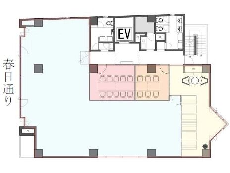プライム小石川ビル（旧：ユニゾ小石川ビル） 6階 平面図