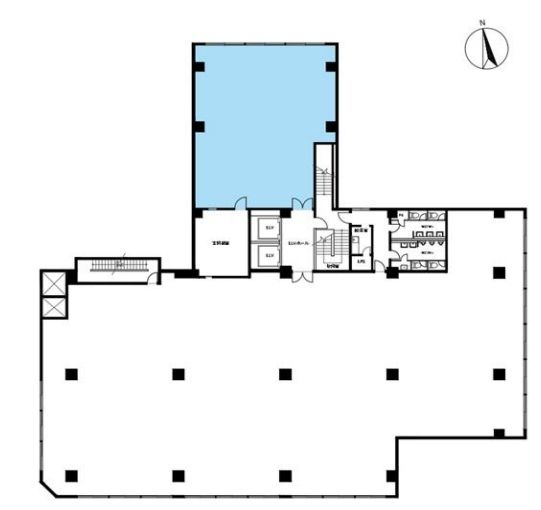 名古路ビル本館 2階北 平面図