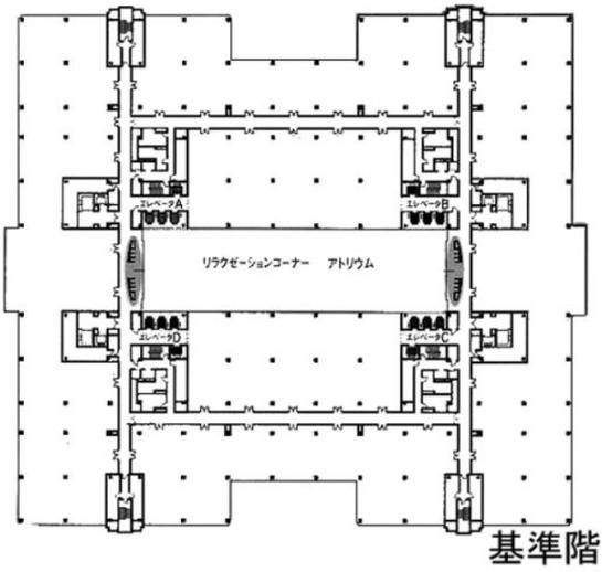 TFTビル 東館 9階 平面図