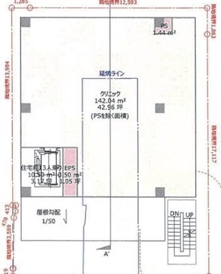 東日暮里計画 2階 平面図