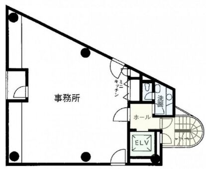 神田槇町トライアングルタワーズ 5階 平面図