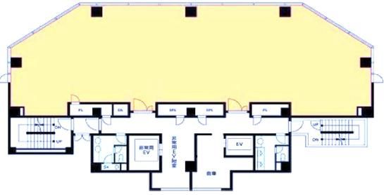 エミタス虎ノ門ビル（旧：日本FLP虎ノ門ビル） 6階 平面図