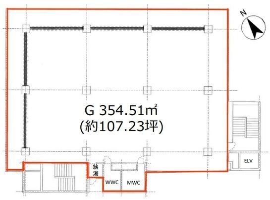 神宮前太田ビル 5階 平面図