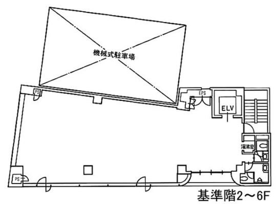 Aska Ⅴ 日本橋（AsukaV日本橋ビル・アスカⅤ日本橋） 4階 平面図