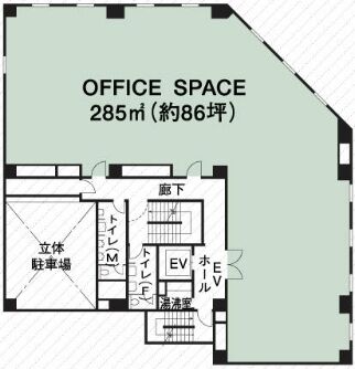 第44興和ビル 6階 平面図