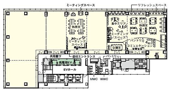 ※低層（3～10階）レイアウトイメージ