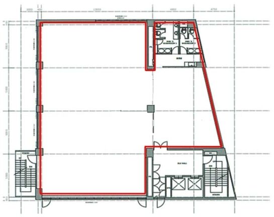 光陽ビル（中央区） 4階 平面図