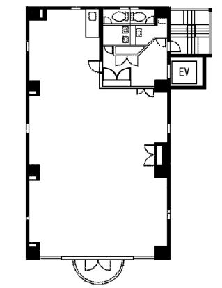 高浦ビル 2階 平面図