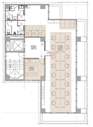 （仮称）MUC Kodenma（ムク小伝馬） 5階 平面図