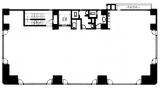 升本ビル（港区） 2階 平面図