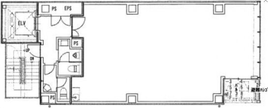 NS日本橋ビル 2階 平面図