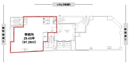麹町志村ビル 1階 平面図