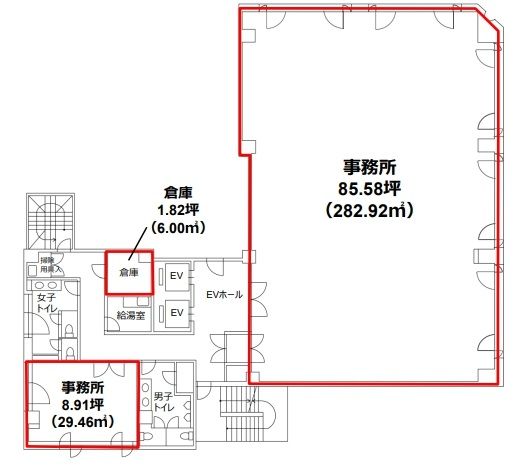 芝大門116ビル 5階 平面図