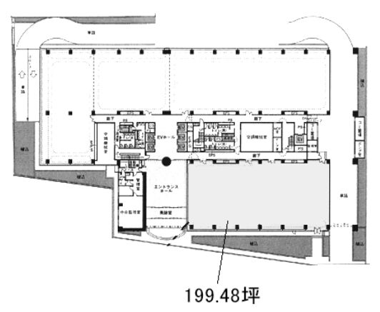 ルーシッドスクエア東陽町（旧：鴻池ビルディング） 1階 平面図