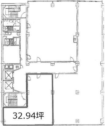 神田大木ビル 9階 平面図