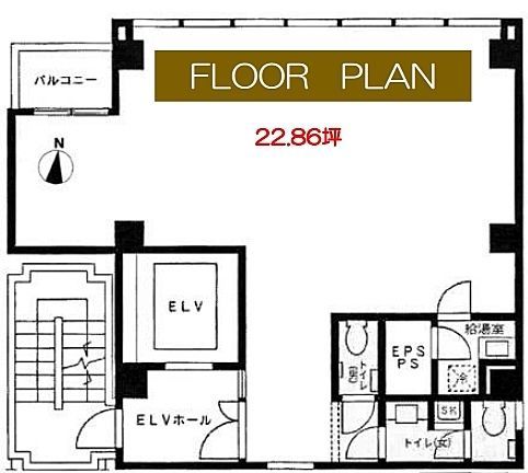 ACN神田錦町ビル 6階 平面図
