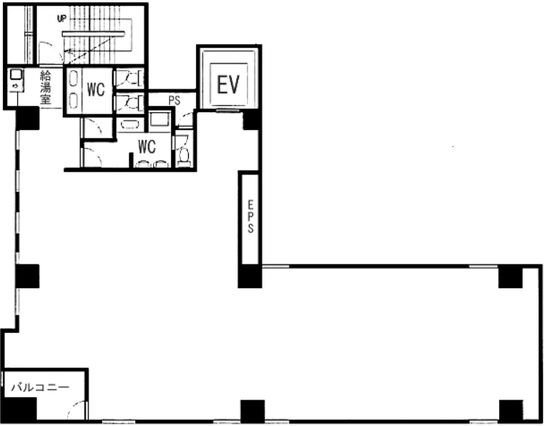 MAビル三田Ⅱ(旧:三ツ輪三田ビル) 3階 平面図