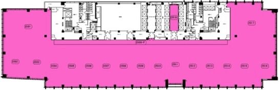東京ビルディング 相談(1フロア) 平面図