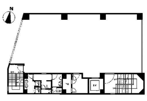 マトリクス・ツービル 8階 平面図