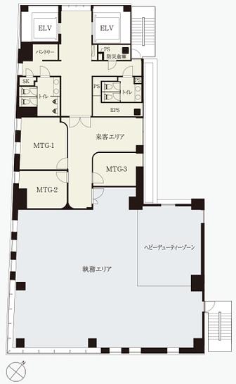 スイテ日本橋人形町 10階 平面図