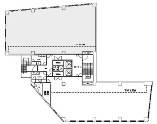 市ヶ谷中央ビル 6階B 平面図