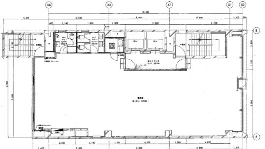 青山鈴木硝子ビル 6階 平面図