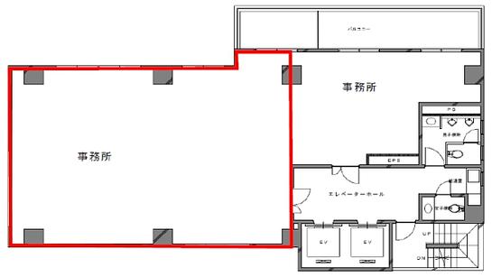 八丁堀千島ビル（旧：八重洲第三長岡ビル） 10階A 平面図