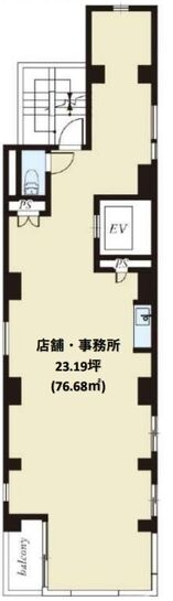 T・Iビル（港区） 2階 平面図