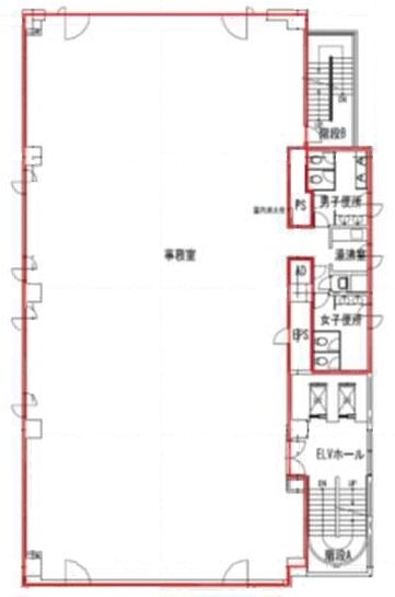 さくら亀戸ビル 5階 平面図