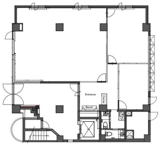 西新宿MKビル 1階 平面図