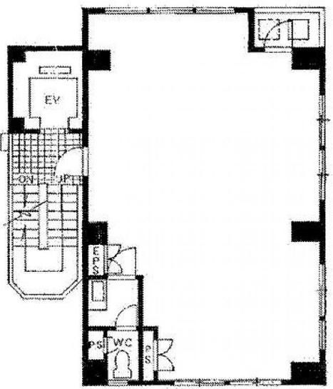 恵比寿Kビル 6階 平面図