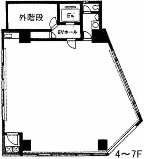 麻布台第一ビル 3階 平面図