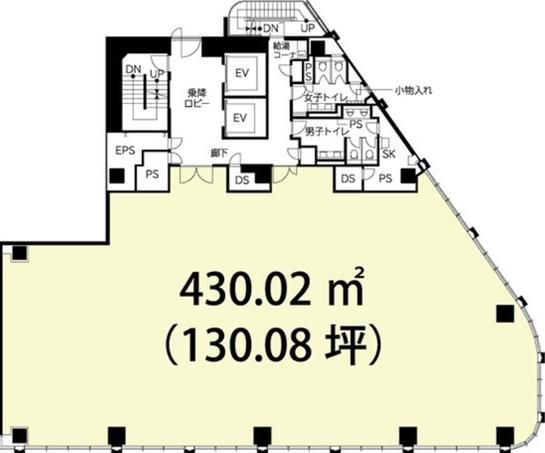 A-PLACE五反田 4階 平面図